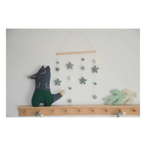 Calm - Blue Star Wall Mobile