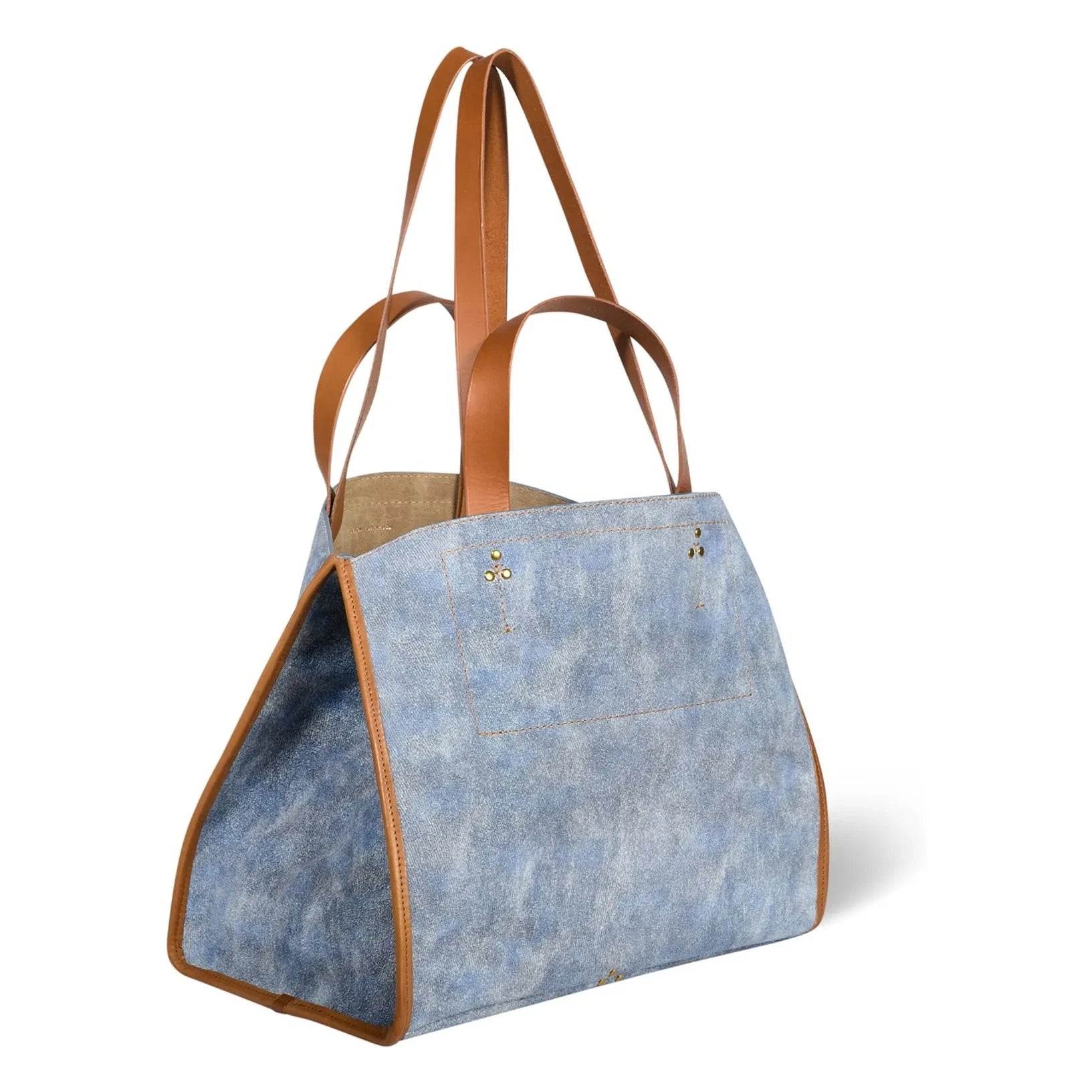Jérôme Dreyfuss - Léon M Velvet Textured Bag | Light Blue