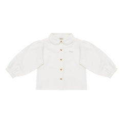Donsje - Anoeche Blouse with Peter Pan Collar | White