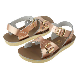 Salt-Water - Sweetheart Waterproof Leather Sandals | Rose Gold
