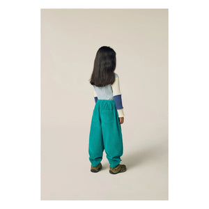 The Campamento - Kontrast Nervürlü Tişört | Açık mavi