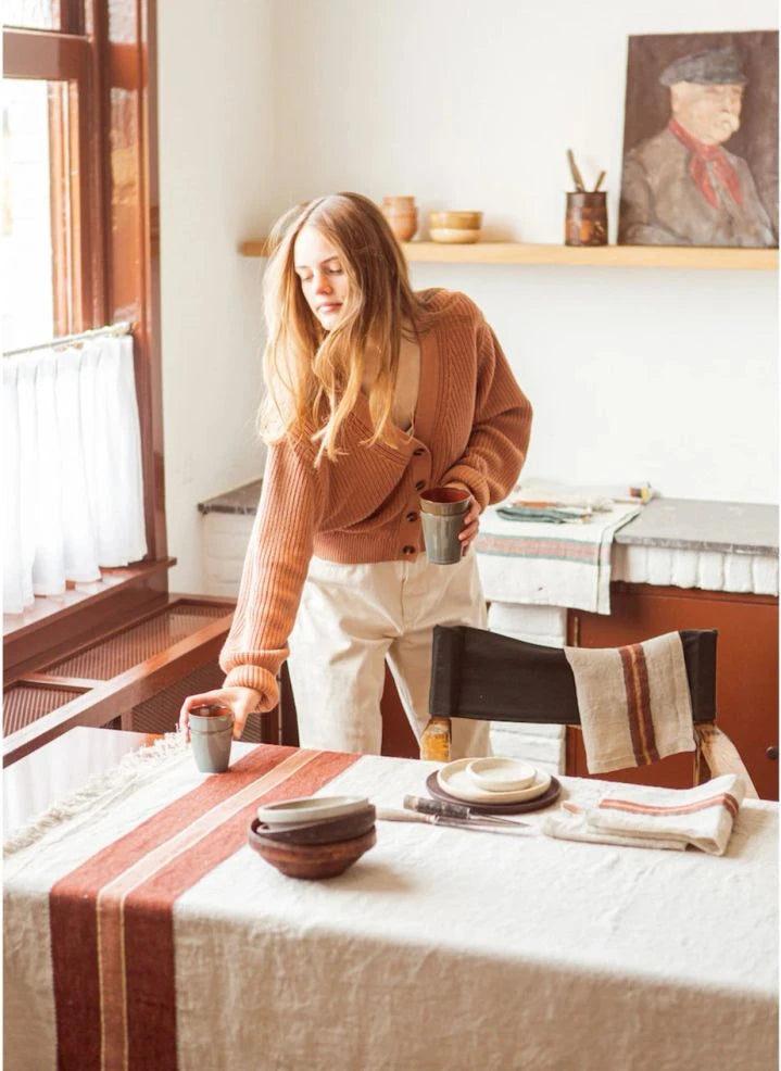 Libeco - Belgium Rug | Terracotta Red