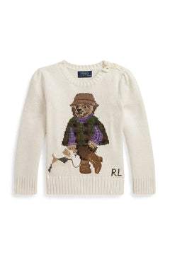 Çocuklar için pamuklu Polo Ralph Lauren kazak