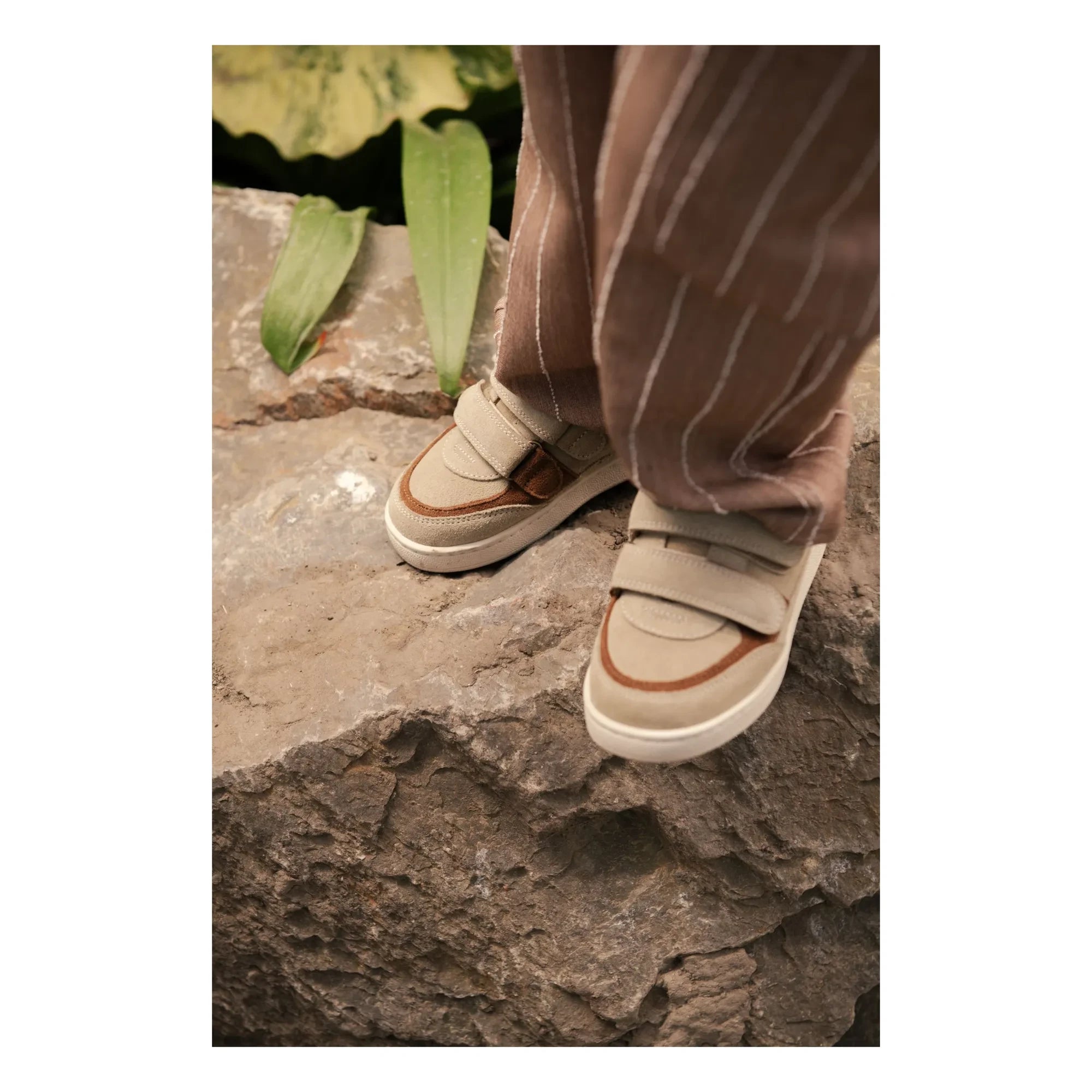 Donsje - Rinon Bear Suede Sneakers | Beige