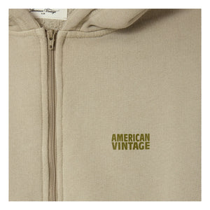 American Vintage - Izubird zip-up sweatshirt | Light Gray