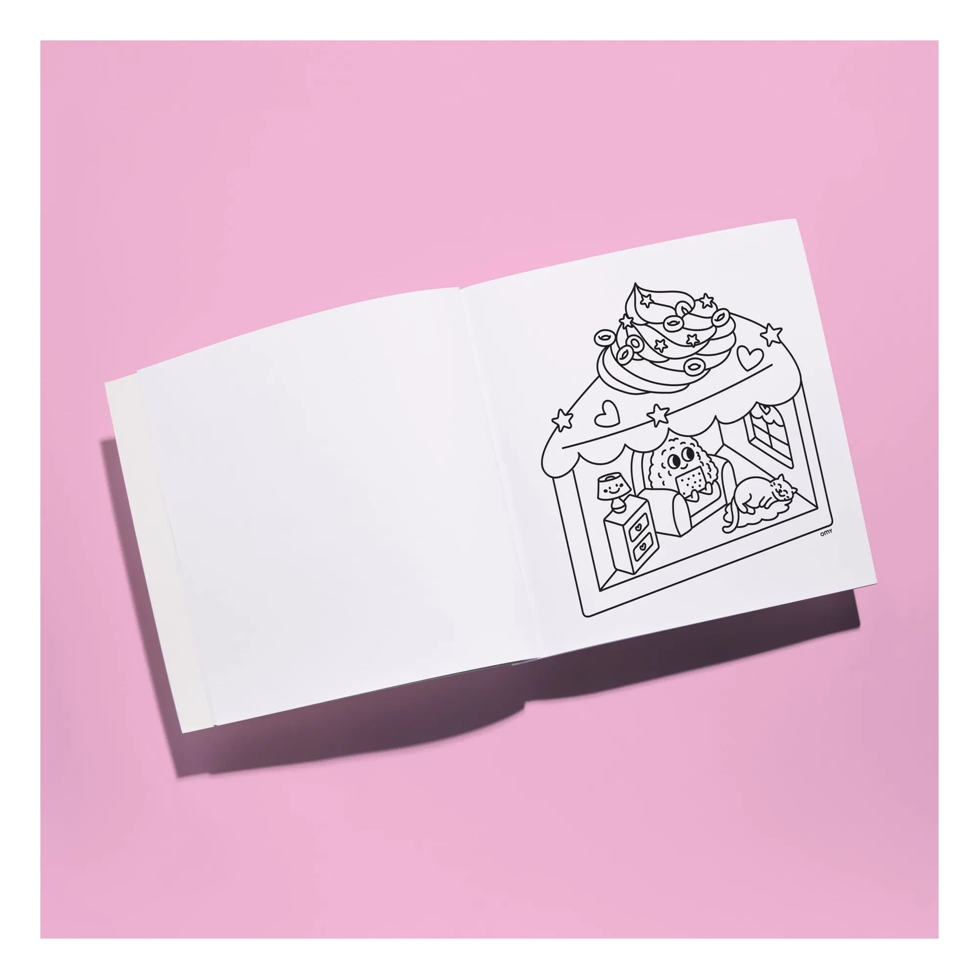 Omy - Kawai Coloring Book