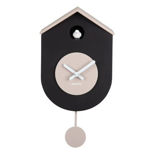 Present Time - Grato cuckoo wall clock | Black