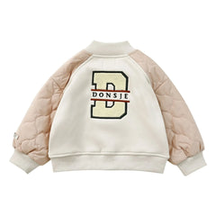 Donsje - Noal Bi-Material Bomber | Ecru