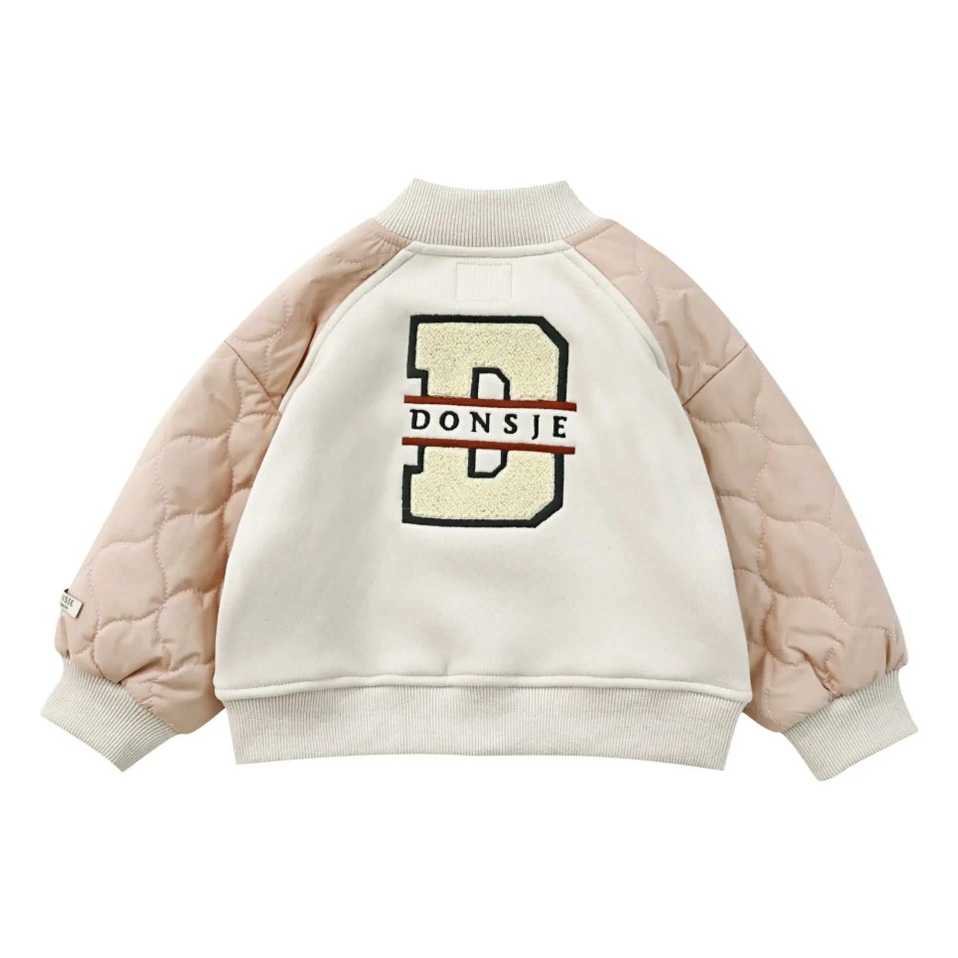 Donsje - Noal Bi-Material Bomber | Ecru