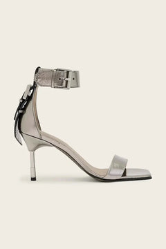 AllSaints Noir Mid Sandal Deri Sandalet