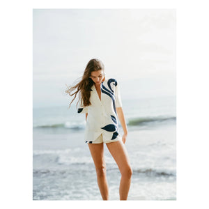 Soleil Soleil - Dakota Silk Shorts | Ecru