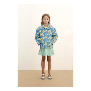 Tinycottons - Orange Denim Jacket | Blue