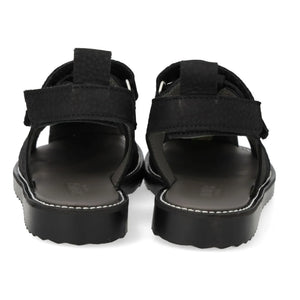 Angulus - Peach Nubuck Sandal | Black