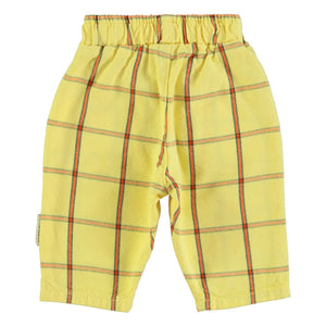 Piupiuchick - Checkered Pants | Light Yellow