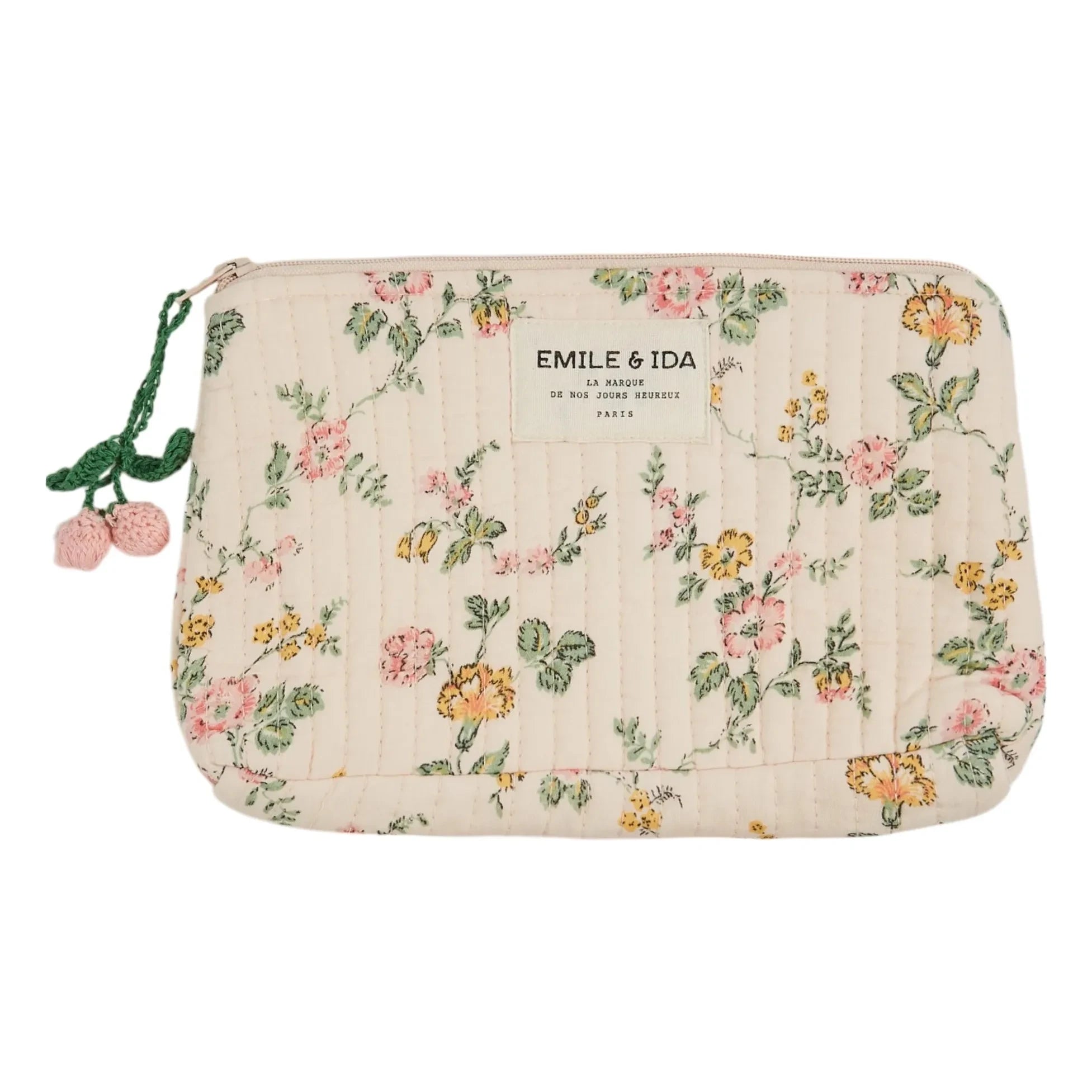 Emile et Ida - Rosier Makeup Bag | Ecru