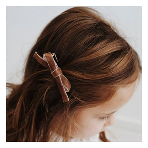 Gentil Coquelicot - Embroidered Hair Clips - Set of 3 | Caramel
