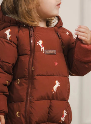 Töastie - Waterproof Riding Jacket Made from Recycled Fibers | Terracotta