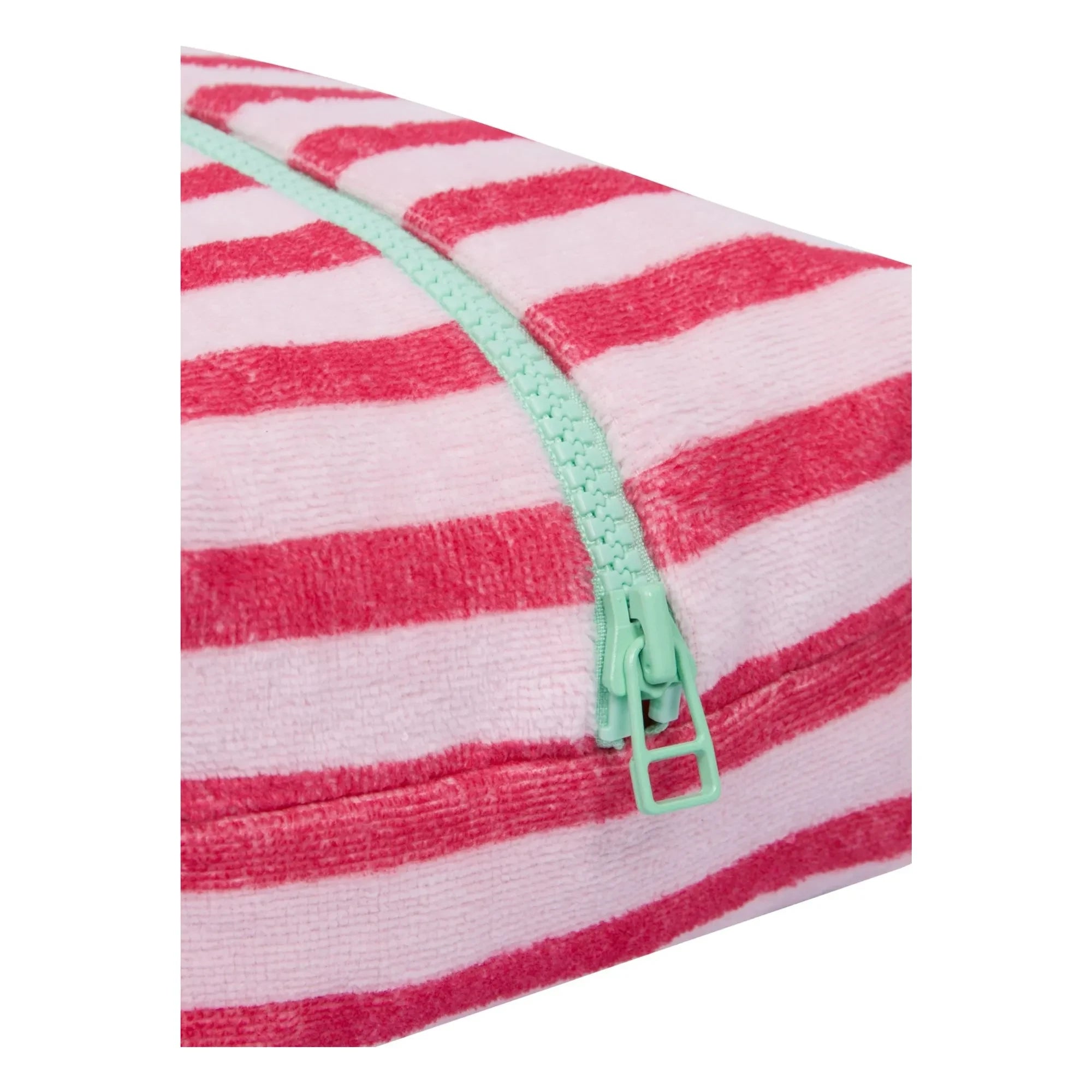 Jera Mini - Striped Towel Cosmetic Bag | Pink