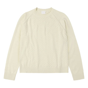 FUB - Pointelle sweatshirt | Off-white