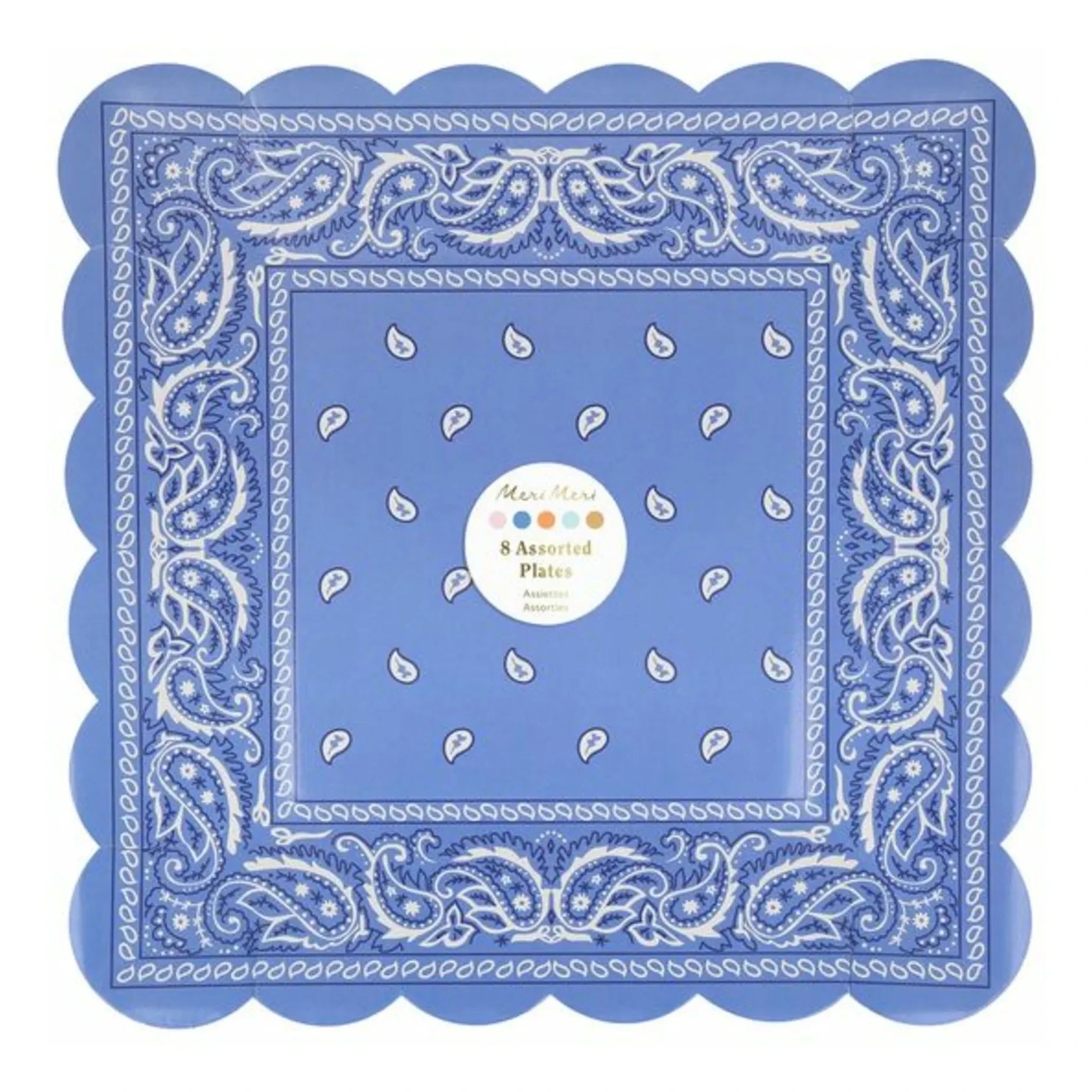 Meri Meri - Western Style Plates - 8-piece Set