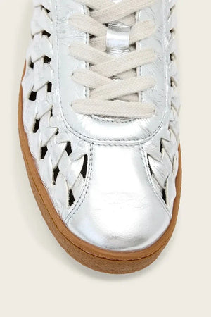 AllSaints Velma Woven Sneaker kadın deri spor ayakkabı