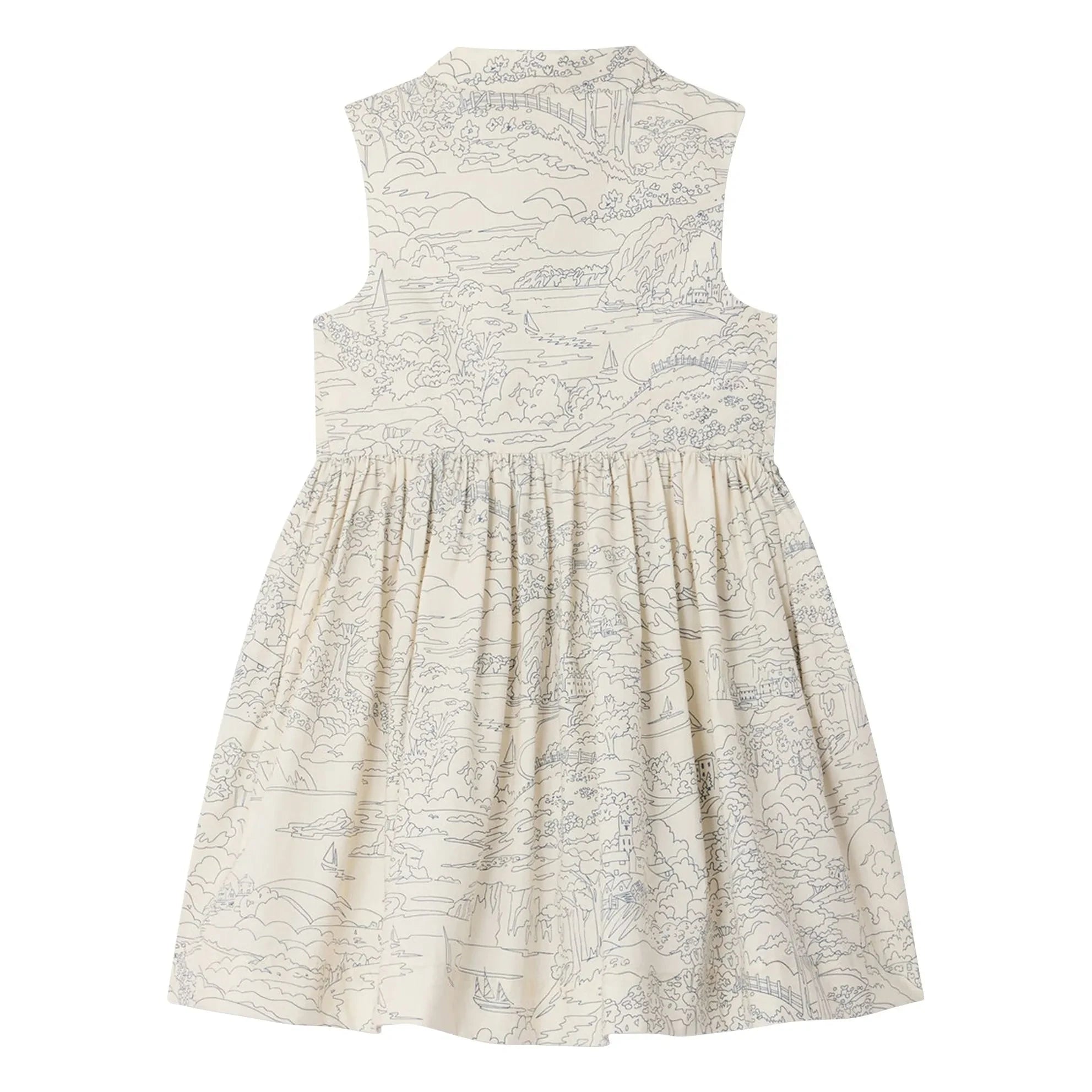 Bonpoint - Anne Paysage organic cotton dress | Ecru