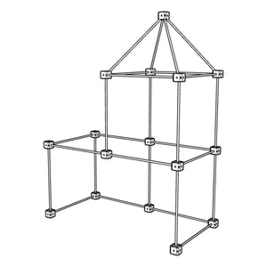 Sarbakane - Buildable Playhouse - Libellule Set - 43 Pieces