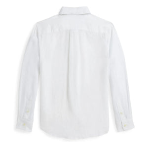 Ralph Lauren - Linen Sport Logo Shirt | White