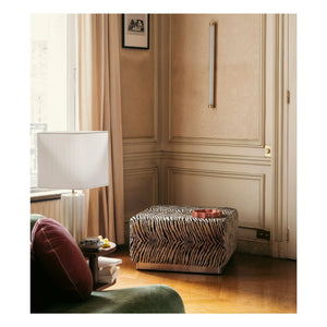 The Socialite Family - Rotondo Velvet Pouf | Tiger