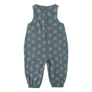 Quincy Mae - Maisie Organic Cotton Gown | Gray Blue