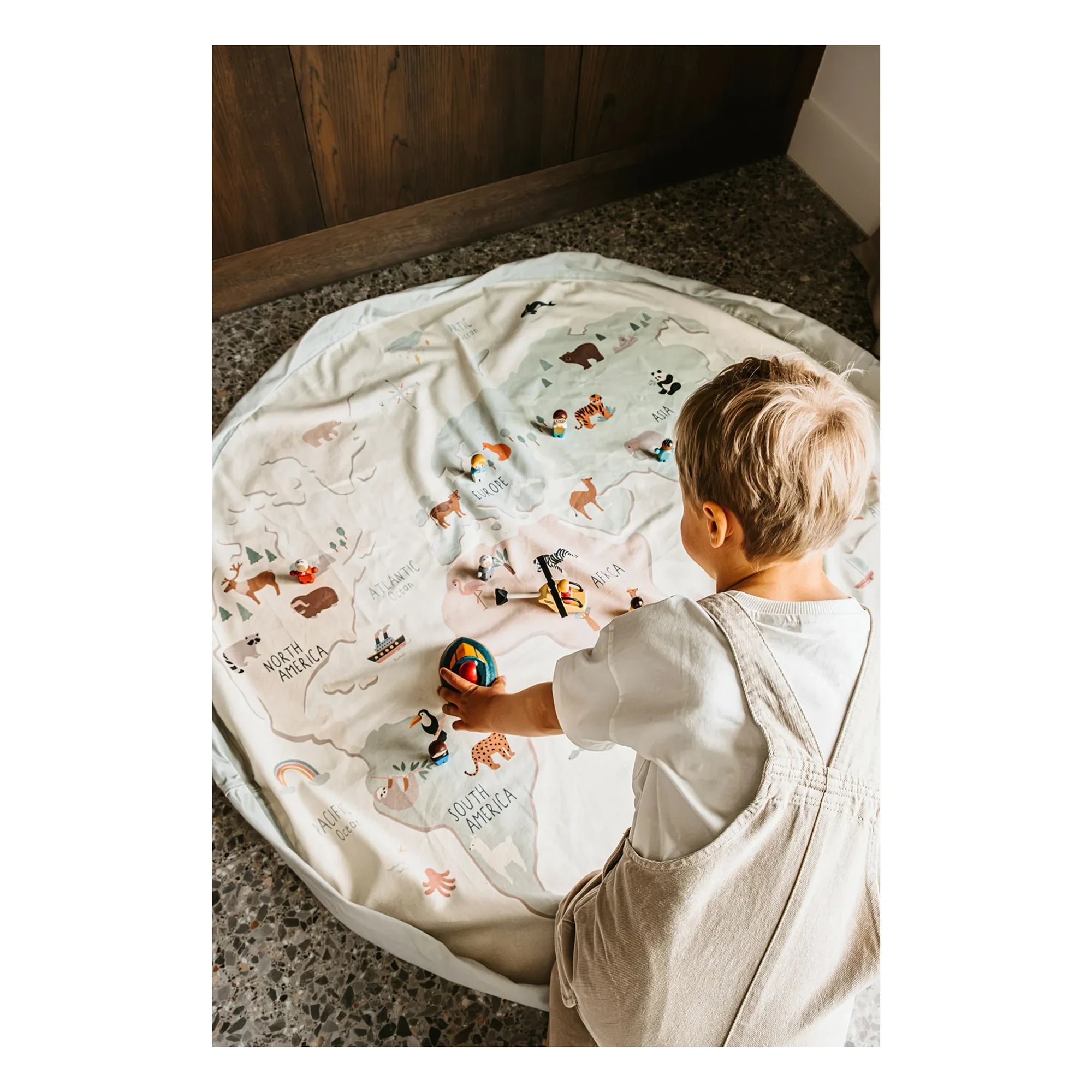 Play and Go - Noomad Play Bag / Mat - World Map