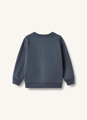 Wheat - Franc Parasite Organik Pamuklu Sweatshirt | Gri mavi