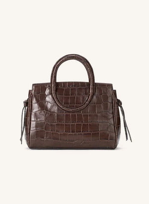 Staud - Maude Mini Carryall Bag | Dark Brown