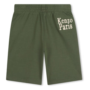 Kenzo - Eden Jungle K Polar Bermuda Shorts | Khaki