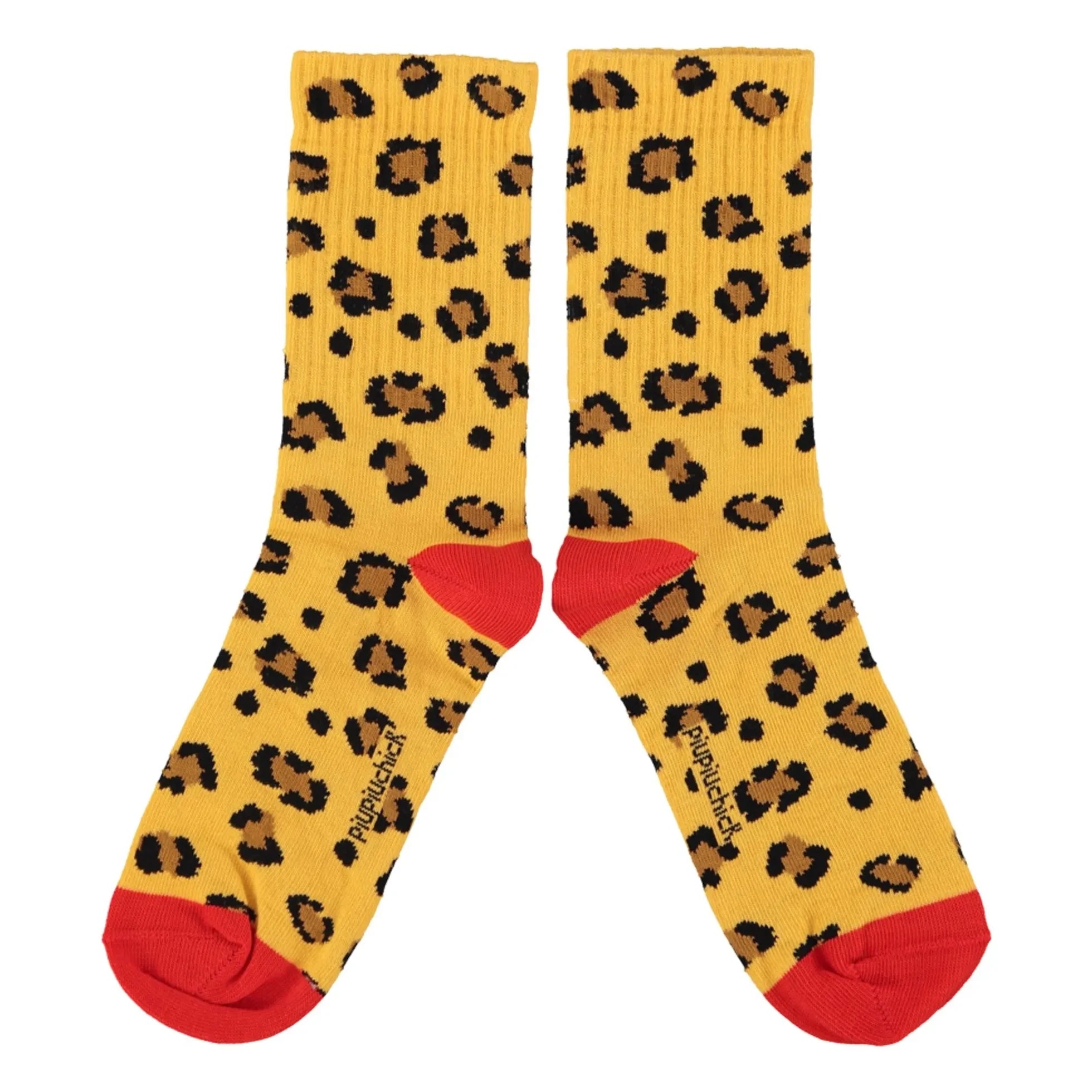 Piupiuchick - Leopard Socks | Mustard