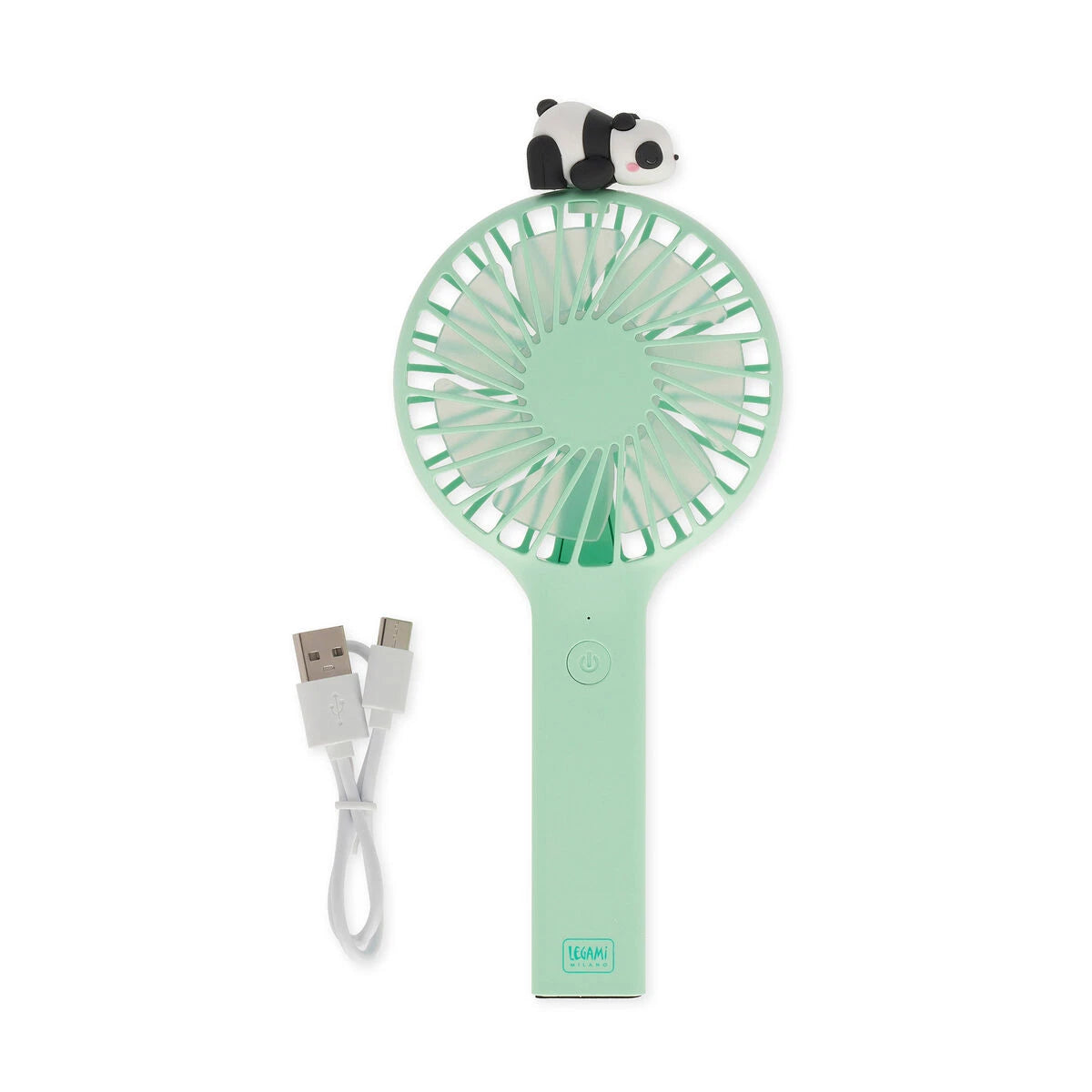 Legami - Rechargeable Portable Fan with Base - Mini Fan
