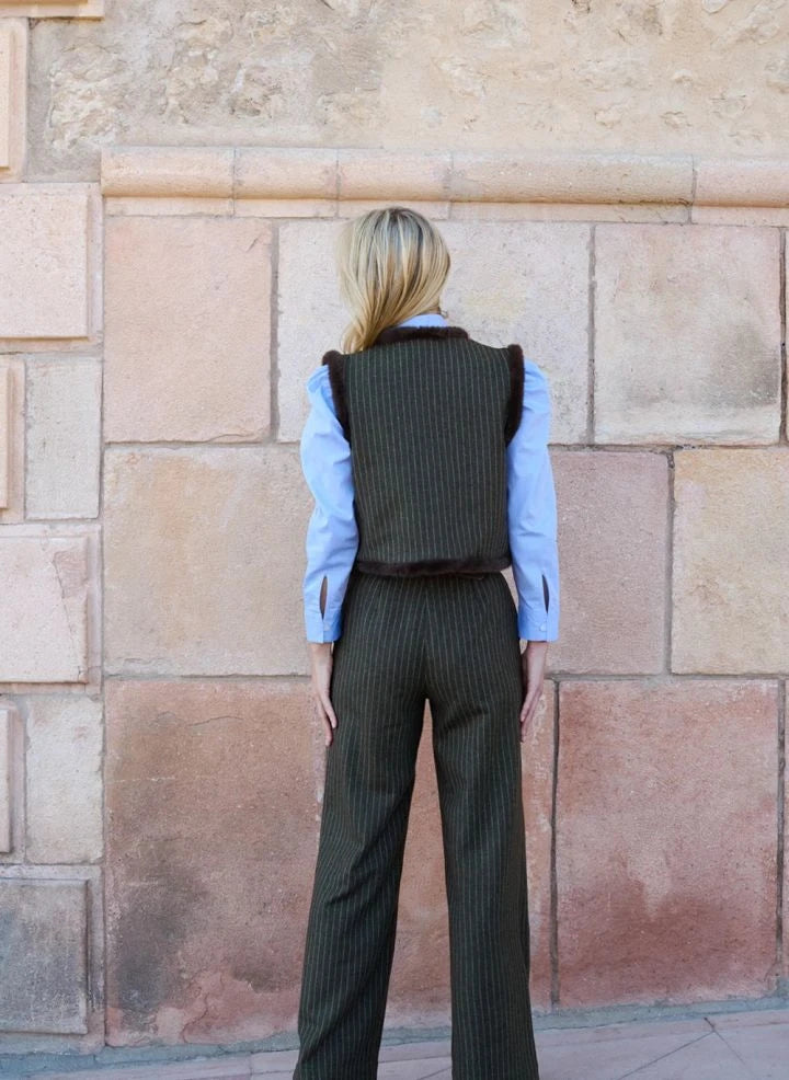 Maria de la Orden - Vienna Wool Jacket | Taupe Brown