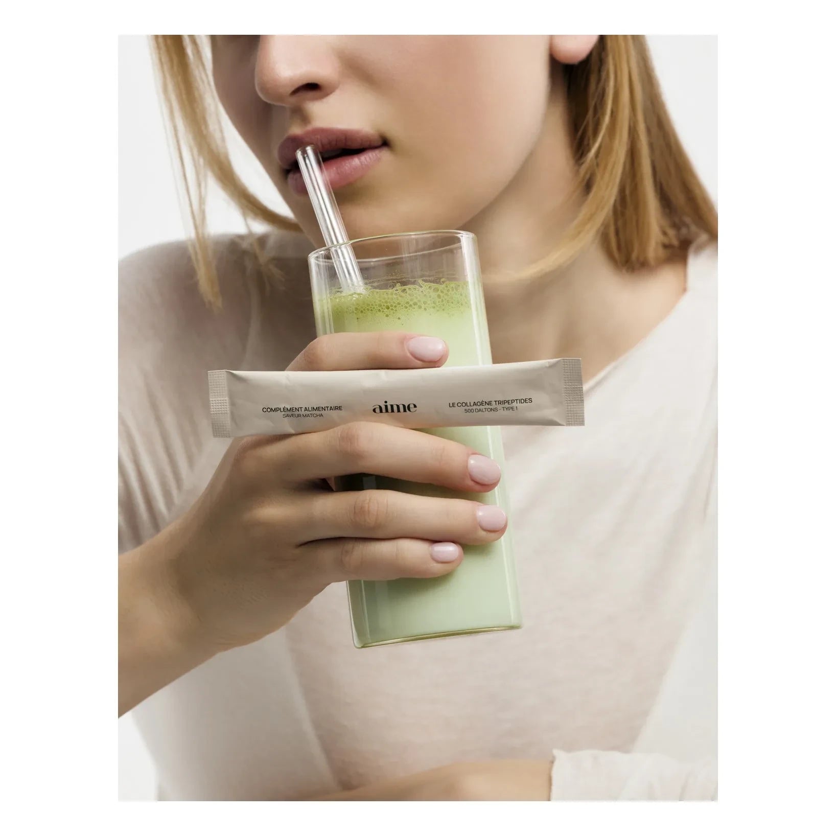AIME - Matcha Aromalı Kolajen Tripeptit - 30 Çubuk