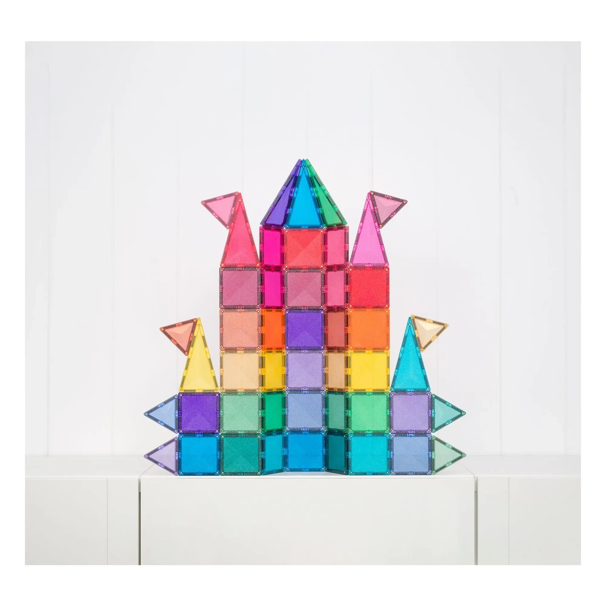 Connetix - Glitter Castle Set | Pastel