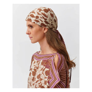 Diega - Fareo Silk Scarf | Plum