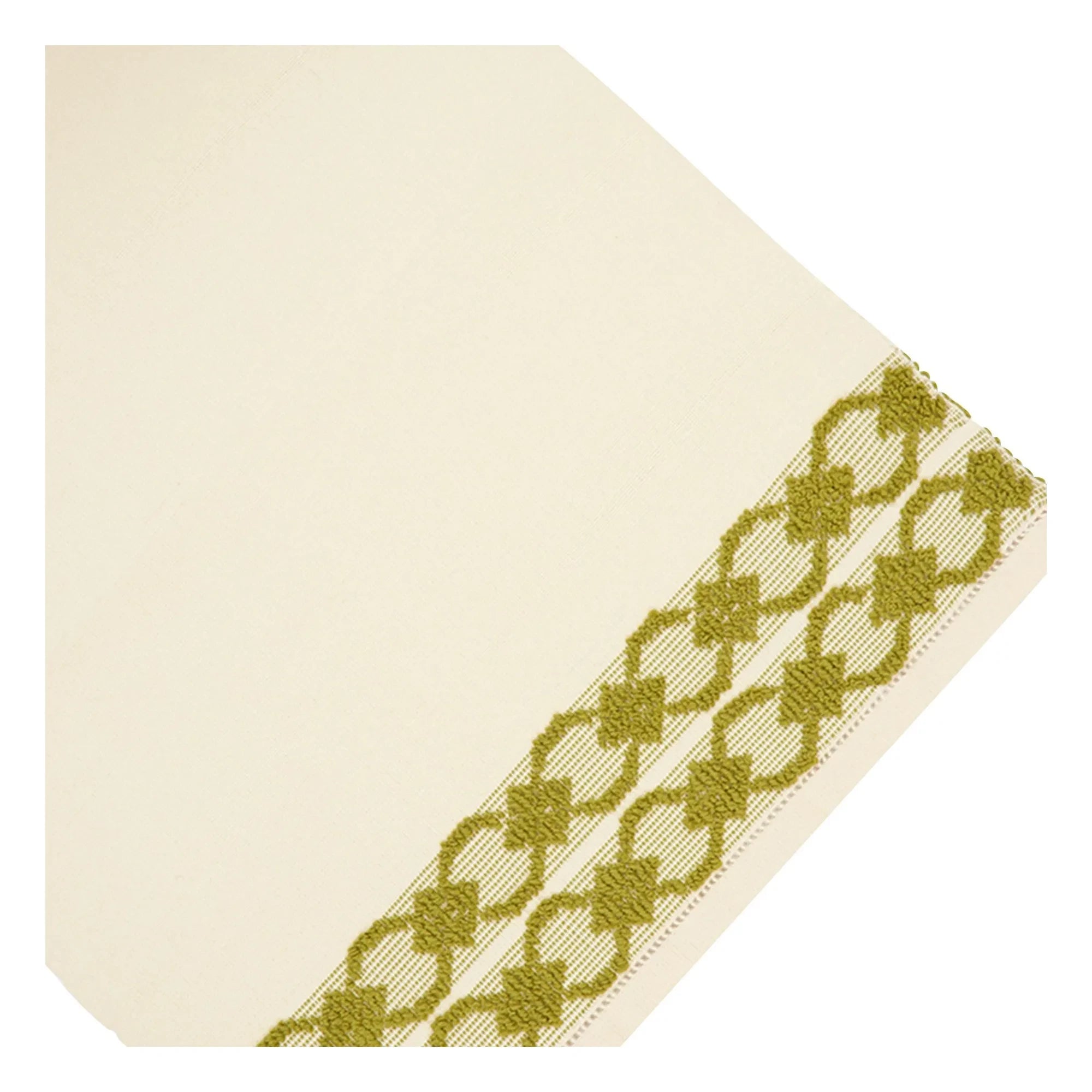 House of Capricorn - Isabel embroidered placemat | Green