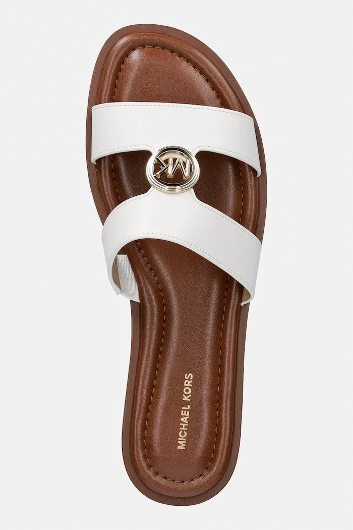 MICHAEL Michael Kors Kadın Deri Erin Flat Sandal