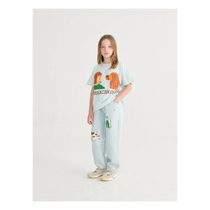 Bobo Choses - Friends T-shirt Organik pamuk | Açık mavi