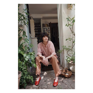 Emile et Ida - Pink Khadi Cotton Blouse