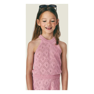 Mipounet - Gala Crochet Top | Dust Pink