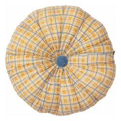 Le Monde Sauvage - Totoro Florence round cushion | Yellow