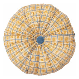 Le Monde Sauvage - Totoro Florence round cushion | Yellow