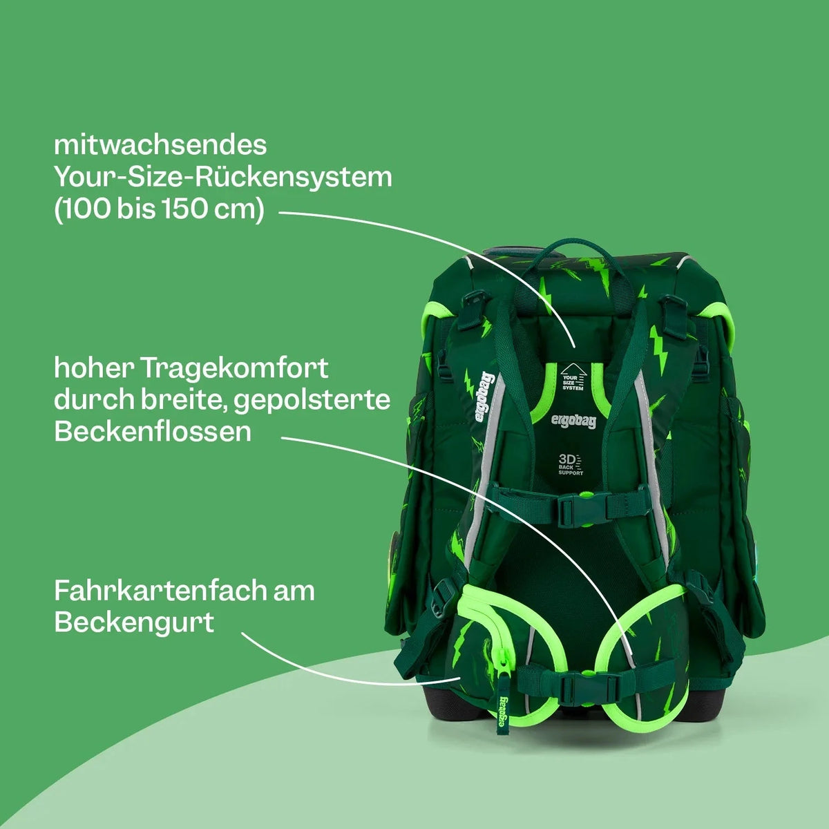 Ergobag - Cubo School Bag Set Horsedreambear