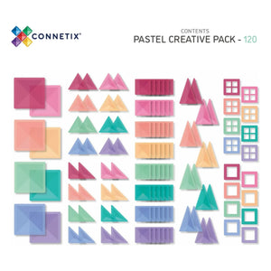Connetix - Creative Set - 120 Pieces | Pastel