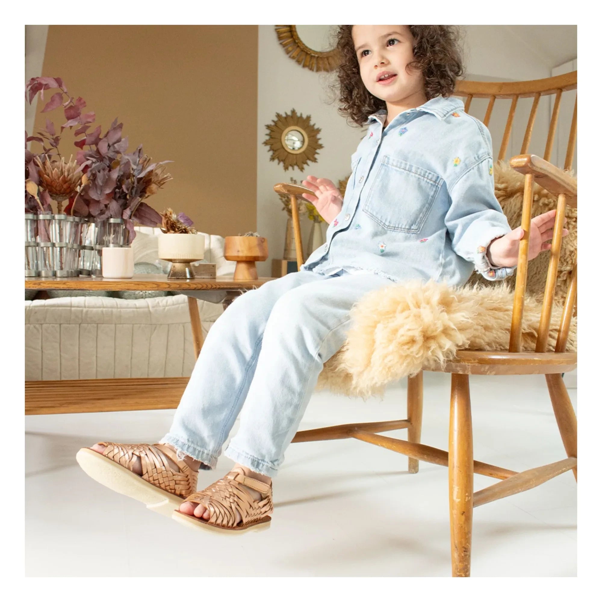 Mapache - Sandalita Sandals | Pink Gold
